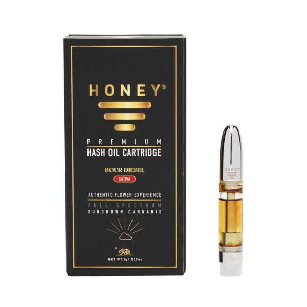 Honey Sour Diesel Sativa Hash Oil Cartridge