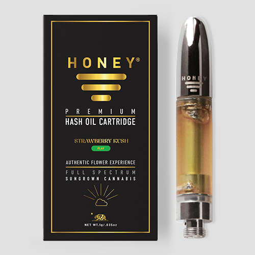 Strawberry Kush Strain THC Cartridge - Honey Brands